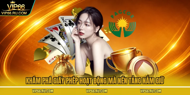 Khám phá giấy phép hoạt động mà nền tảng nắm giữ